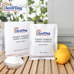 [스웰데이] 파워 배수구클리너 분말형 160g 5개입 X 1박스