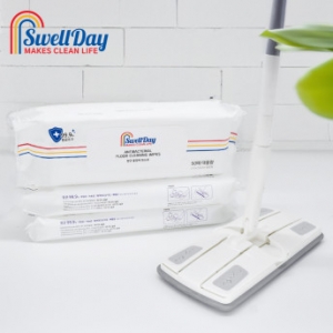 [스웰데이] 막대걸레 + 항균 물걸레 청소포 150매 (50매입 3개)