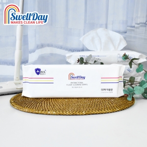 [스웰데이] 항균 물걸레 청소포 200매 (50매입 4팩)