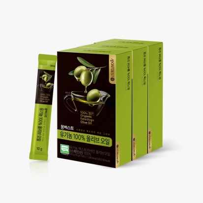 [몽베스트] 유기농 100% 올리브오일 10gx42스틱 (3팩)