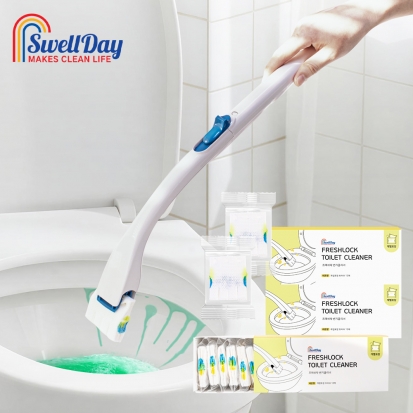 [스웰데이] 개별포장 변기클리너 브러쉬 36매 (12매입 x 3박스)
