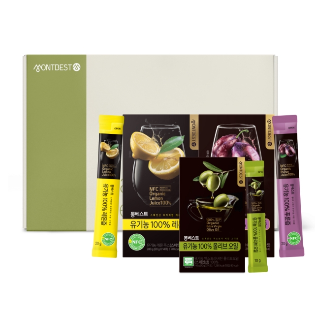 [6주 구성] 몽베스트 유기농 100% 올레샷+푸룬즙 선물세트
