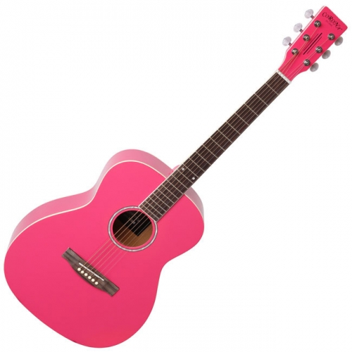 [전시품 특가]Corona SF90 HP(Hot Pink) 어쿠스틱 기타