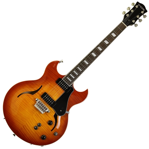 VOX Series HDC-77 Semi-Hollow body 일렉트릭 기타 (SB)