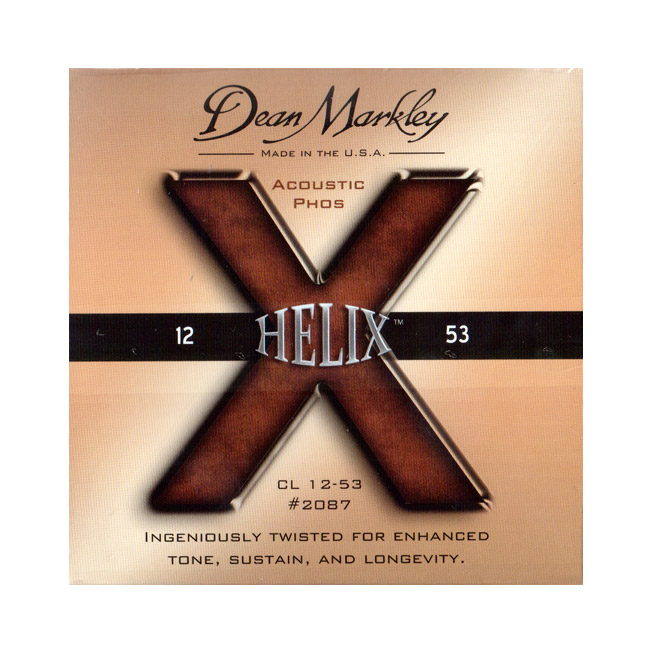 Dean Markley Helix HD Phos 통기타 스트링 CL(12-53)#2087