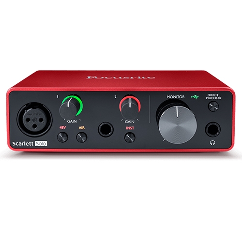 Focusrite Scarlett Solo (3nd Gen) USB 오디오 인터페이스