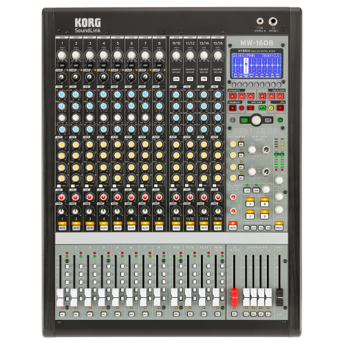 KORG MW-1608 하이브리드 아날로그 디지털 믹서 (16 채널)