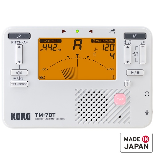 KORG TM-70T WH 콤보 튜너 메트로놈
