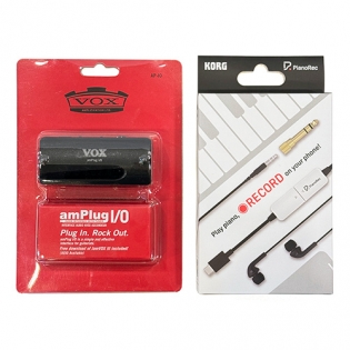 VOX amPlug I/O 기타 오디오인터페이스 + KORG PianoRec 레코딩 툴 세트