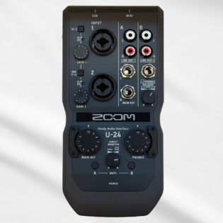 [리퍼브] ZOOM U-24 핸디 오디오 인터페이스