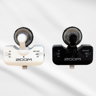 [리퍼브] ZOOM iQ5 프로페셔널 스테레오 마이크 (아이폰, 아이패드 Lightning 커넥터)