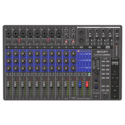ZOOM LiveTrak L-12 next 디지털 믹서 레코더