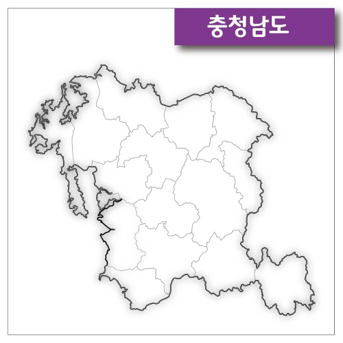 충청남도 지적도 캐드파일