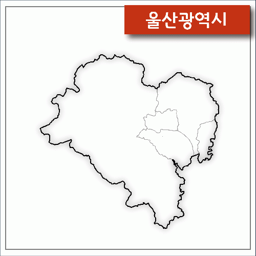 울산시 지적도 캐드파일