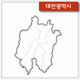 대전시 지적도 캐드파일