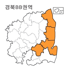 랜드맵 경상북도 부동산 전자지적도 BB권역(1.울진군 2.영덕군 3.포항시 4.영천시)