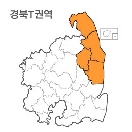 랜드맵 경상북도 부동산 전자지적도 T권역(1.영덕군 2.영양군 3.울진군 4.강원 삼척)