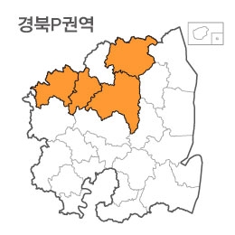 랜드맵 경상북도 부동산 전자지적도 P권역(1.문경시 2.안동시 3.예천군 4.봉화군)