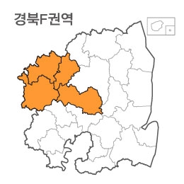 랜드맵 경상북도 부동산 전자지적도 F권역(1.문경시 2.예천군 3.상주시 4.의성군)