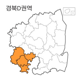 랜드맵 경상북도 부동산 전자지적도 D권역(1.김천시 2.칠곡군 3.성주군 4.고령군)