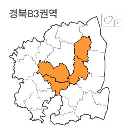 랜드맵 경상북도 부동산 전자지적도 B3권역(1.의성군 2.청송군 3.영양군 4.군위군)