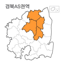 랜드맵 경상북도 부동산 전자지적도 AS권역(1.안동시 2.청송군 3.봉화군 4.영양군)