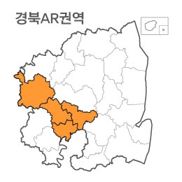 랜드맵 경상북도 부동산 전자지적도 AR권역(1.구미시 2.상주시 3.군의군 4.칠곡군)