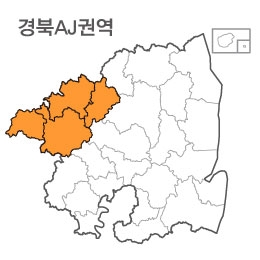 랜드맵 경상북도 부동산 전자지적도 AJ권역(1.상주시 2.예천군 3.문경시 4.충북 보은)