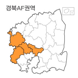 랜드맵 경상북도 부동산 전자지적도 AF권역(1.구미시 2.김천시 3.군위군 4.상주시)