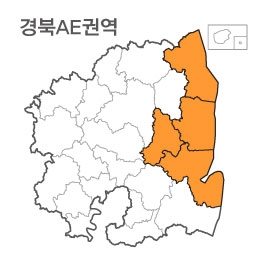 랜드맵 경상북도 부동산 전자지적도 AE권역(1.청송군 2.포항시 3.영덕군 4.울진군)