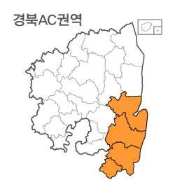 랜드맵 경상북도 부동산 전자지적도 AC권역(1.경주시 2.포항시 3.양산시 4.울산시)