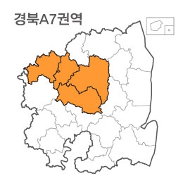 랜드맵 경상북도 부동산 전자지적도 A7권역(1.안동시 2.의성군 3.예천군 4.문경시)