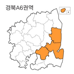 랜드맵 경상북도 부동산 전자지적도 A6권역(1.포항시 2.영천시 3.영덕군 4.울릉군)