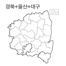 랜드맵 경북 울산시 대구시 부동산 전자지적도