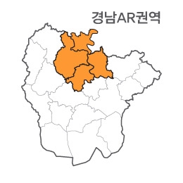 랜드맵 경상남도 부동산 전자지적도 AR권역(1.의령군 2.합천군 3.경북 고령군 4.창녕군)