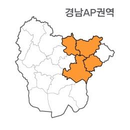 랜드맵 경상남도 부동산 전자지적도 AP권역(1.김해시 2.창원시 3.밀양시 4.창녕군)