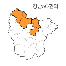 랜드맵 경상남도 부동산 전자지적도 AO권역(1.합천군 2.거창군 3.창녕군 4.함안군)