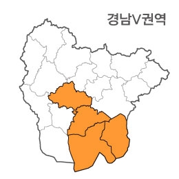 랜드맵 경상남도 부동산 전자지적도 V권역(1.거제시 2.통영시 3.고성군 4.진주시)