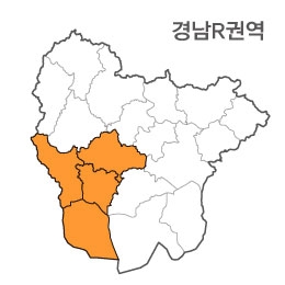 랜드맵 경상남도 부동산 전자지적도 R권역(1.하동군 2.사천시 3.진주시 4.남해군)