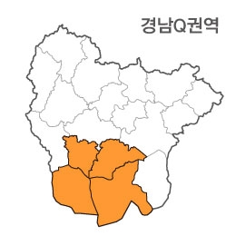 랜드맵 경상남도 부동산 전자지적도 Q권역(1.고성군 2.사천시 3.통영시 4.남해군)