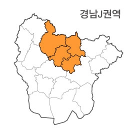 랜드맵 경상남도 부동산 전자지적도 J권역(1.창녕군 2.함안군 3.의령군 4.합천군)