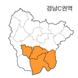 랜드맵 경상남도 부동산 전자지적도 C권역(1.사천시 2.고성군 3.통영시 4.거제시)