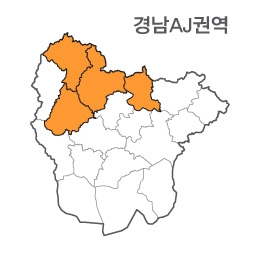 랜드맵 경상남도 부동산 전자지적도 AJ권역(1.거창군 2.산청군 3.창녕군 4.합천군)