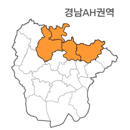 랜드맵 경상남도 부동산 전자지적도 AH권역(1.밀양시 2.합천군 3.창녕군 4.경북 고령)