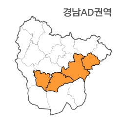 랜드맵 경상남도 부동산 전자지적도 AD권역(1.창원시 2.김해시 3.사천시 4.고성군)