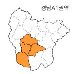 랜드맵 경상남도 부동산 전자지적도 A1권역(1.진주시 2.사천시 3.고성군 4.남해군)