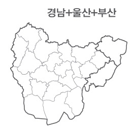 랜드맵 경남 울산시 부산시 부동산 전자지적도