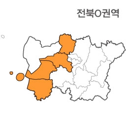 랜드맵 전라북도 부동산 전자지적도 O권역(1.고창군 2.부안군 3.김제시 4.익산시)