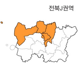 랜드맵 전라북도 부동산 전자지적도 J권역(1.전주시 2.군산시 3.익산시 4.완주군)