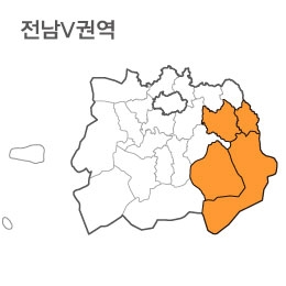 랜드맵 전라남도 부동산 전자지적도 V권역(1.여수시 2.순천시 3.광양시 4.고흥군)